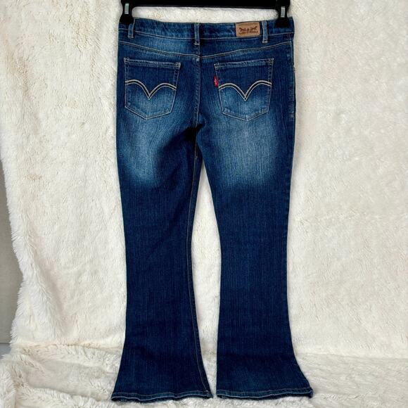 Levi's Skinny Flare Jeans Size 14 - Length From Waist 36" - Picture 2 of 9